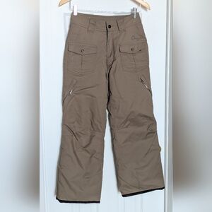 NWOT Orage Unisex Kids (Size 12) Brown Lined Winter/Ski/Snow/Pants